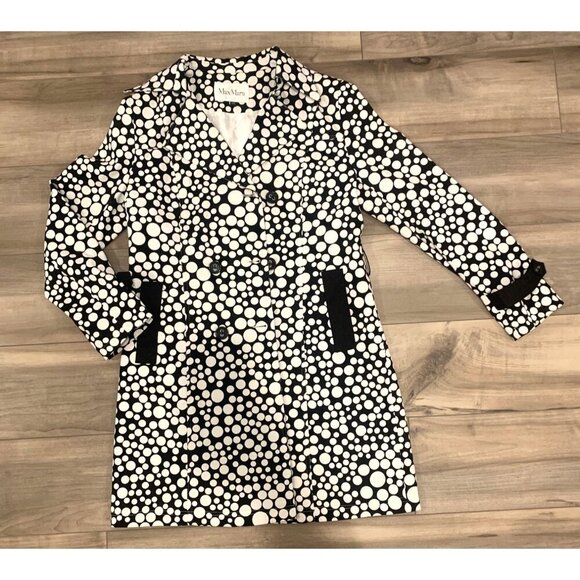 MAX MARA BLACK WHITE DOT DESIGN SIZE XXL - Picture 13 of 15
